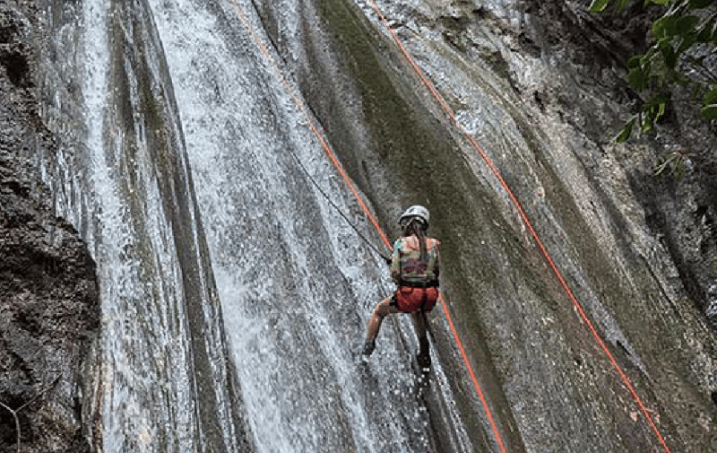 Waterfall Rappelling in the Osa Peninsula